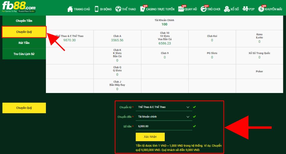 Cach chuyen quy Fb88 nhanh nhat hinh anh 3