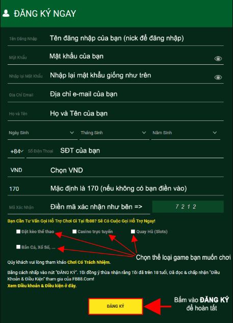 Cac buoc dang ky fb88 chi tiet nhat hinh anh 3