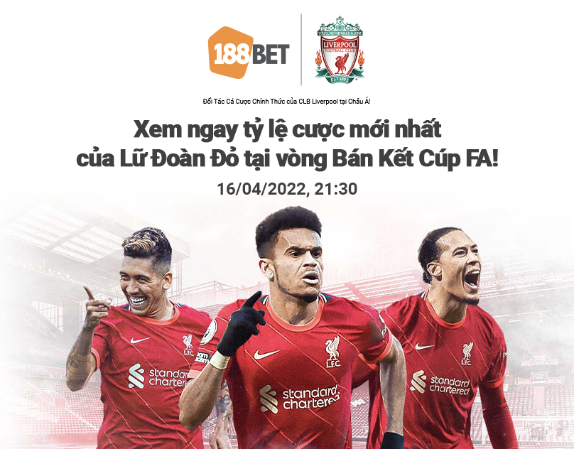 188Bet tro thanh doi tac ca cuoc cua CLB Liverpool