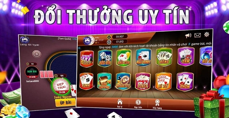 Game doi thuong tien mat qua ngan hang