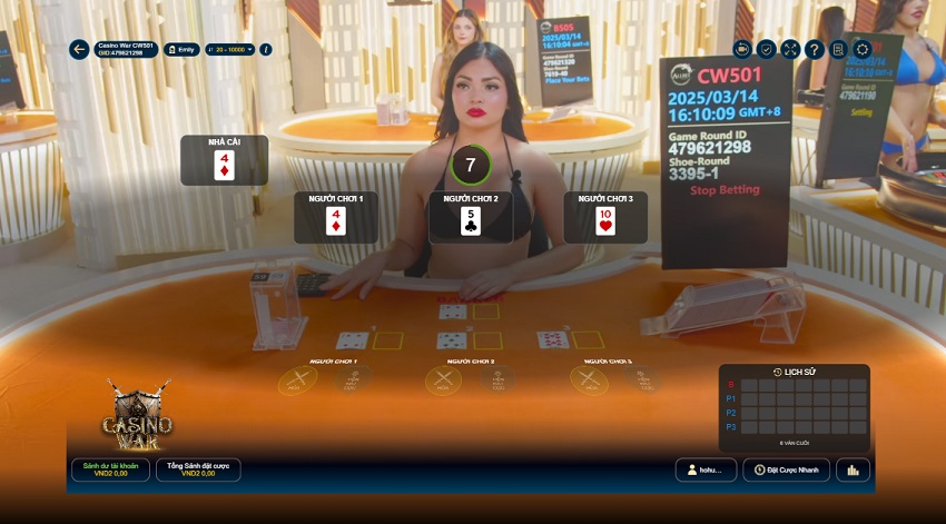 Ket qua game casino war tai Fb88