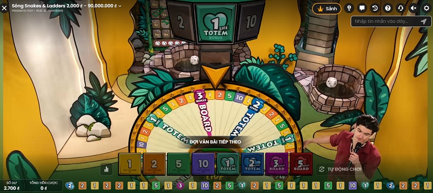 Thong tin ve game Snakes & Ladders Live 188Bet 