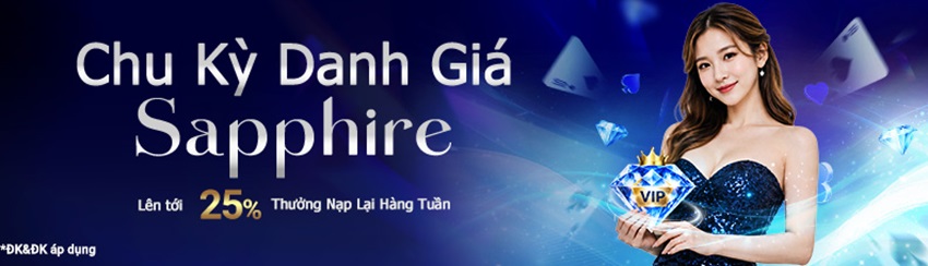 Khuyen mai VIP Sapphire SBOBET thang 8/2026